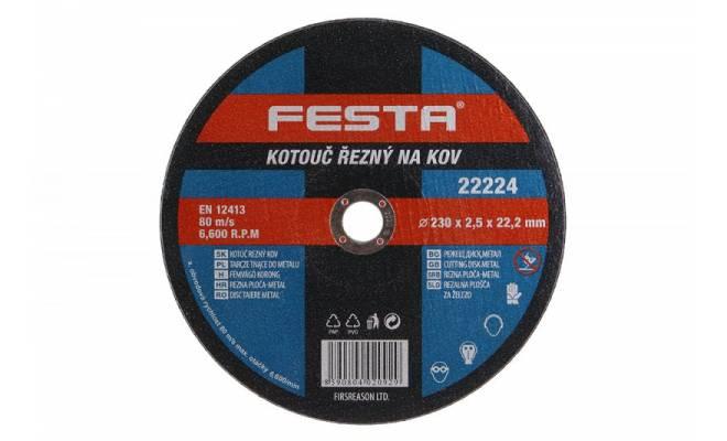 Kotúč rezný na kov 230x2.5x22.2 FESTA 