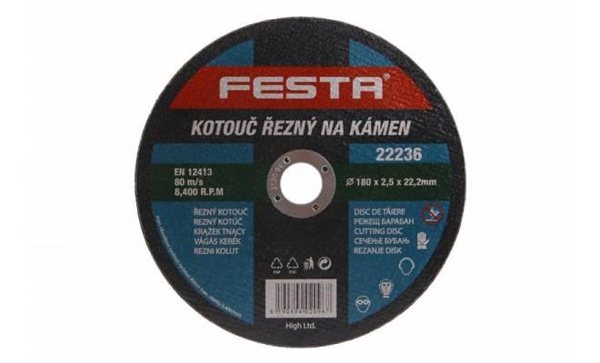 Kotúč rezný kameň 180x2.5x22.2 FESTA
