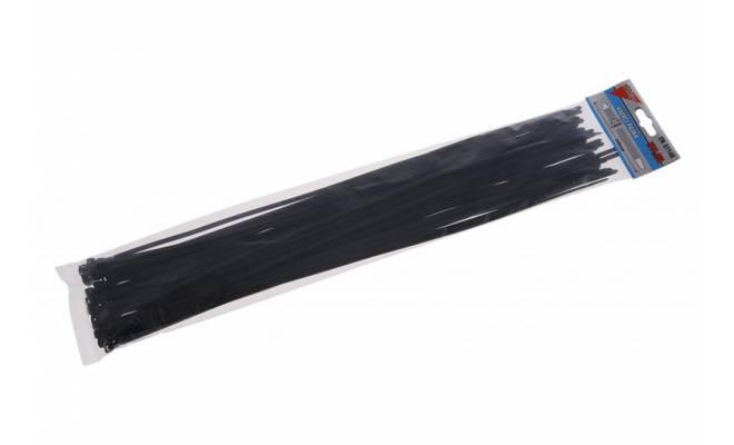 Sťahovacie pásky 500x4.8mm 50ks čierna 