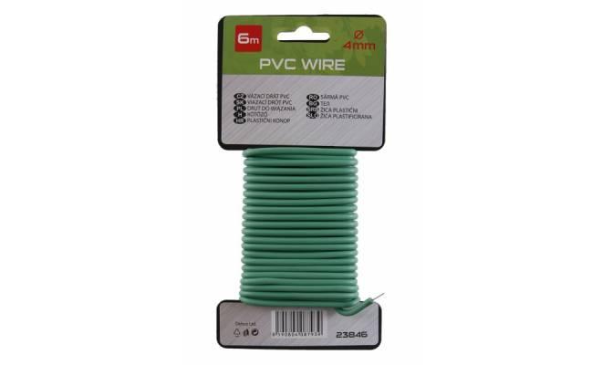 Viazací drôt 4mm x 6m pogumovaný