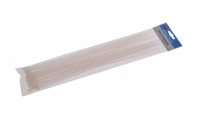 Sťahovacie pásky 400x4.8mm 50ks biela 