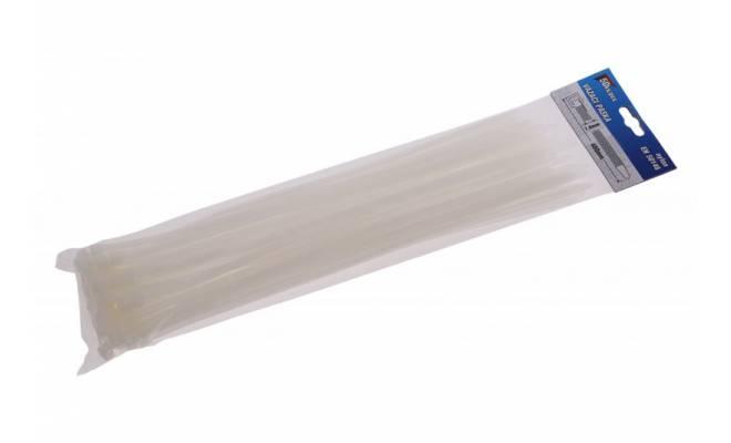 Sťahovacie pásky 400x7.6mm 50ks biela 