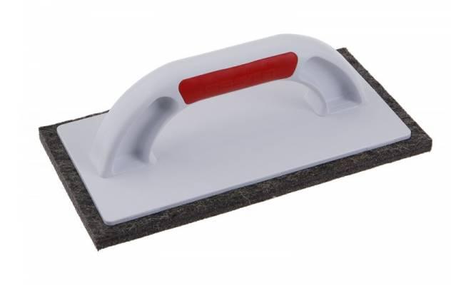 Hladítko plastové 250x130mm, poťah čierna plsť hr. 10mm FESTA