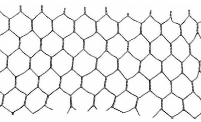 Pletivo HEX,25 / 1x1000x25M PVC