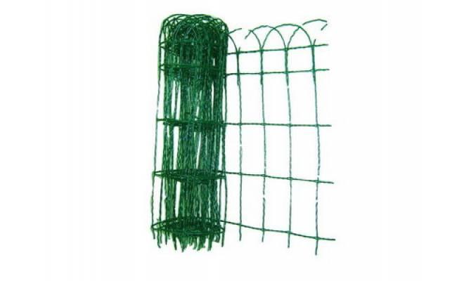 Okrasné pletivo 0.65x25M,2mm,15x9cm PVC