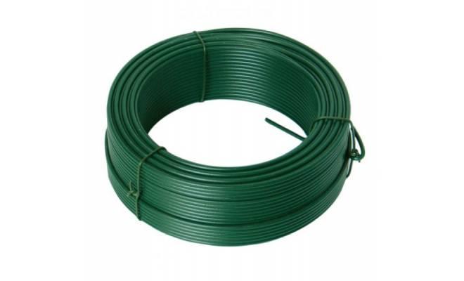Napínací drôt 2.6mmx52M zelený PVC