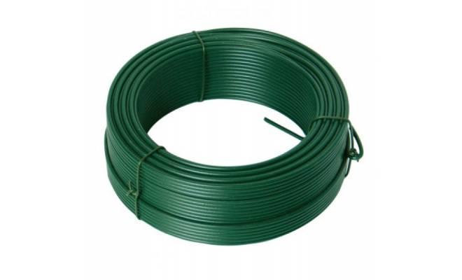 Napínací drôt 3.4mmx26M zelený PVC