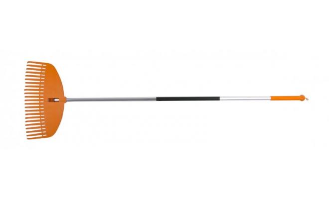 Hrable plastové s hliníkovou násadou 160cm, 23 lamiel