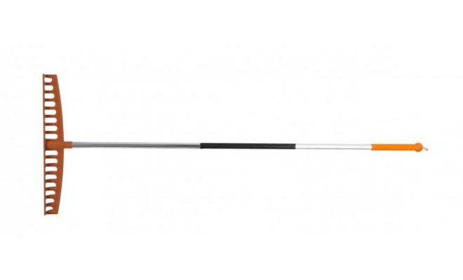 Hrable plastové s hliníkovou násadou 160cm, 18 lamiel