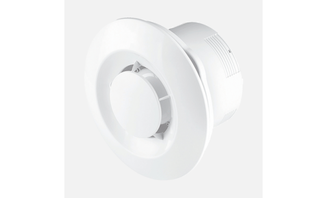 Stropný odťahový ventilátor SOV Ø100 mm ABS biela