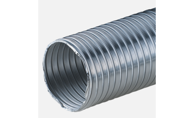 Potrubie AL – flexi Ø125 mm x 1m hliník
