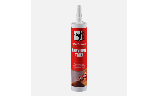 Den Braven - Akrylový tmel, kartuša, 310 ml, hnedá
