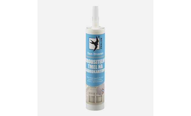 Brúsiteľný tmel na sadrokartón kartuša  310 ml  biela 