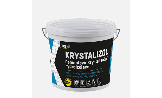 Cementová kryštalizačná hydroizolácia Krystalizol šedá vedro 20 kg