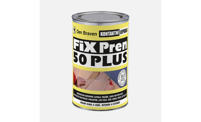 Den Braven - Fixpren UNI 50 Plus, plechovka, 900 g, žltá