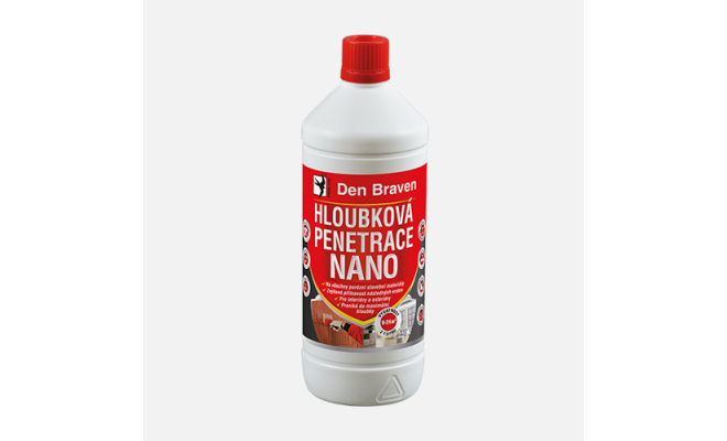 Den Braven - Hĺbková penetrácia NANO, fľaša, 1 liter, transparentná