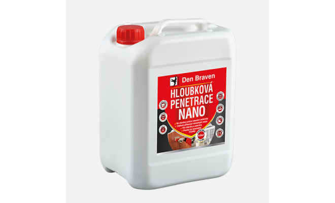Den Braven - Hĺbková penetrácia NANO, kanister, 5 l, transparentná