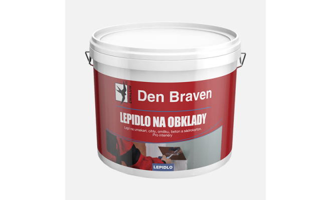 Den Braven - Lepidlo na obklady, vedro, 5 kg, biela