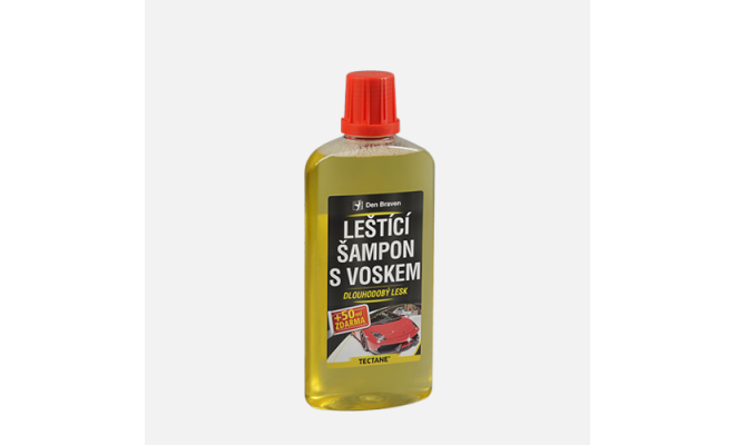 Den Braven - Leštiaci šampón s voskom, fľaša, 450 ml + 50 ml