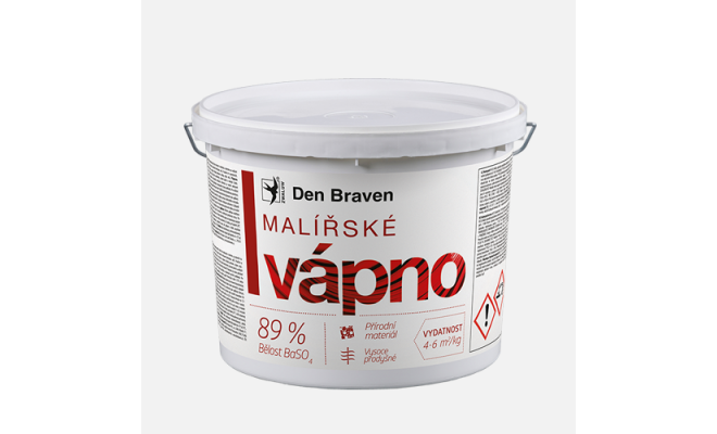 Maliarske vápno vedro 11 kg biela