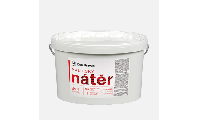Maliarsky náter vedro 28 kg biela - belosť min. 90% MgO