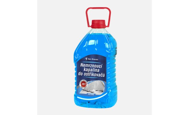 Den Braven - Nemrznúca kvapalina do ostrekovačov -20 °C, kanister, 3 litre, modrá