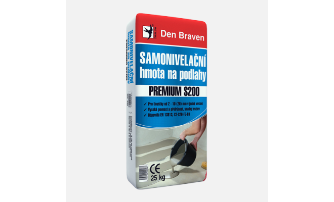 Samonivelačná hmota na podlahy PREMIUM S200 vrece  25 kg šedá