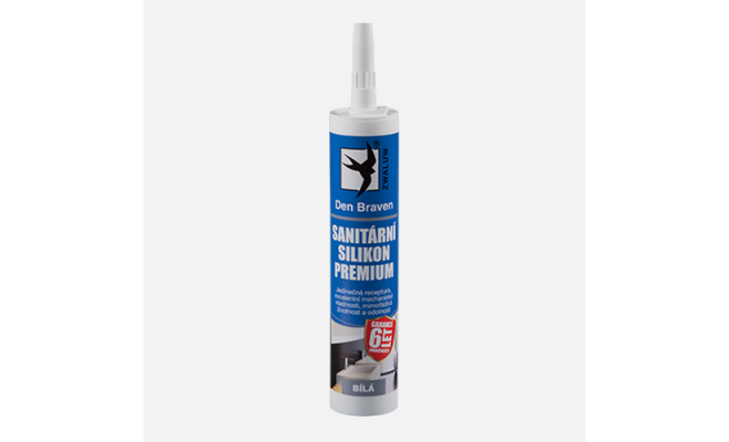 Sanitárny silikón PREMIUM kartuša 280 ml transparentná