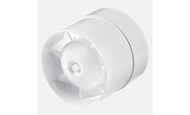 Ventilátor k odvetraniu kanálových systémov VKS Ø125 mm ABS biela