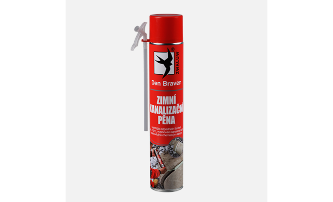 Zimná kanalizačná PUR pena do - 15 °C trubičková dóza 750 ml zelená