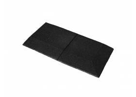 Gumová nábehová hrana priama 500 x 1000 x 40 mm čierna - 1 ks
