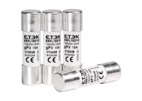 Valcová poistka pre solárne systémy CH10x38 30A 1000V DC EKFL10D (ETEK)