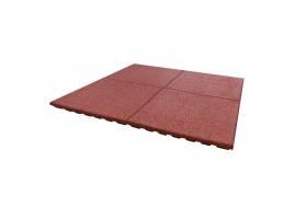 Gumová dlažba EASY 1000 x 1000 mm x 40 mm červená - 1 ks