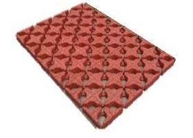 Gumový zatrávňovač - GRASSING 500 x 1000 mm x 45 mm červená - 1 ks