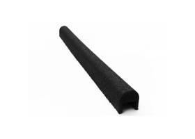 Gumový kryt obrubníka 76 x 80 mm x 1000 mm čierna - 1 ks