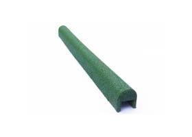 Gumový kryt obrubníka 76 x 80 mm x 1000 mm zelená - 1 ks