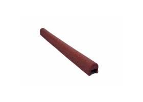 Gumový kryt obrubníka 76 x 80 mm x 1000 mm červená - 1 ks