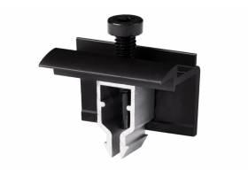 Solárny držiak panelov Klik fix koncový 30mm ČIERNY