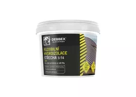 Strešný hydroizolačný náter - DenBit S-T4 vedro  12 kg sivá