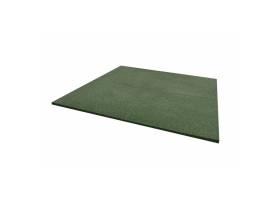 Gumová dlažba NEPROFILOVANÁ 1000 x 1000 mm x 20 mm zelená - 1 ks