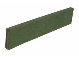 Gumová dlažba OBRUBNÍK / ukončovací diel 50 x 200 mm x 980 mm zelená - 1 ks