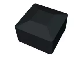 Záslepka - koncová plastová krytka na solárny alu profil 40x40mm čierna