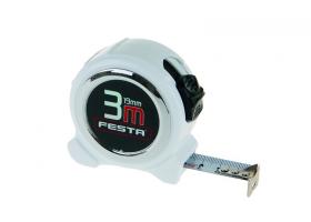 Zvinovací meter FESTA 3mx19mm Biely