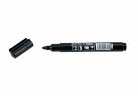 Permanentný značkovač čierny,  hrubší hrot
