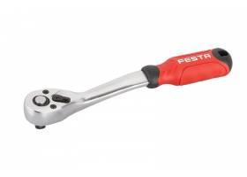 Profi račňa vyhnutá 3/8" 72 zubov CrV FESTA