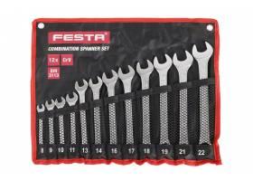 Sada očkoploché kľúče 12ks 8-22mm FESTA