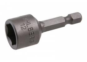 Adaptér 1/4", 6-hranný, 12mm