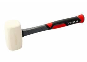 Kladivo gumové palice biela 600g násada FESTA FIBERGLASS