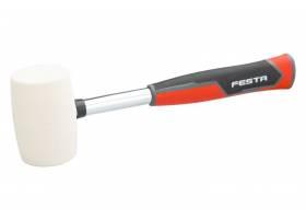 Kladivo gumené biela 55mm kovová rukoväť FESTA