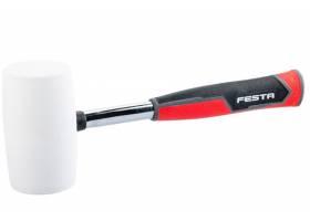 Gumenné kladivo Ø65mm, 33cm biela 